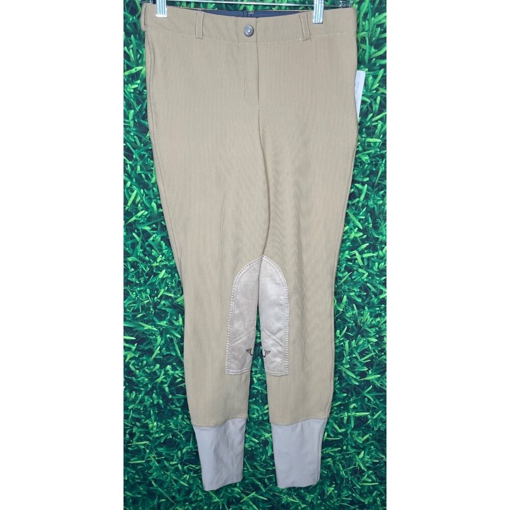 NWT Tuff Rider Breeches Women’s Size 28 Riding Pants Brown Knee Patch Equestrian
